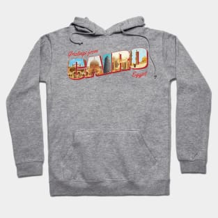 Greetings from Cairo in Egypt Vintage style retro souvenir Hoodie